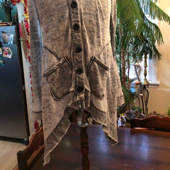 - Womens grey/black sweater.Pixie style.XS - Picture 2 of 6